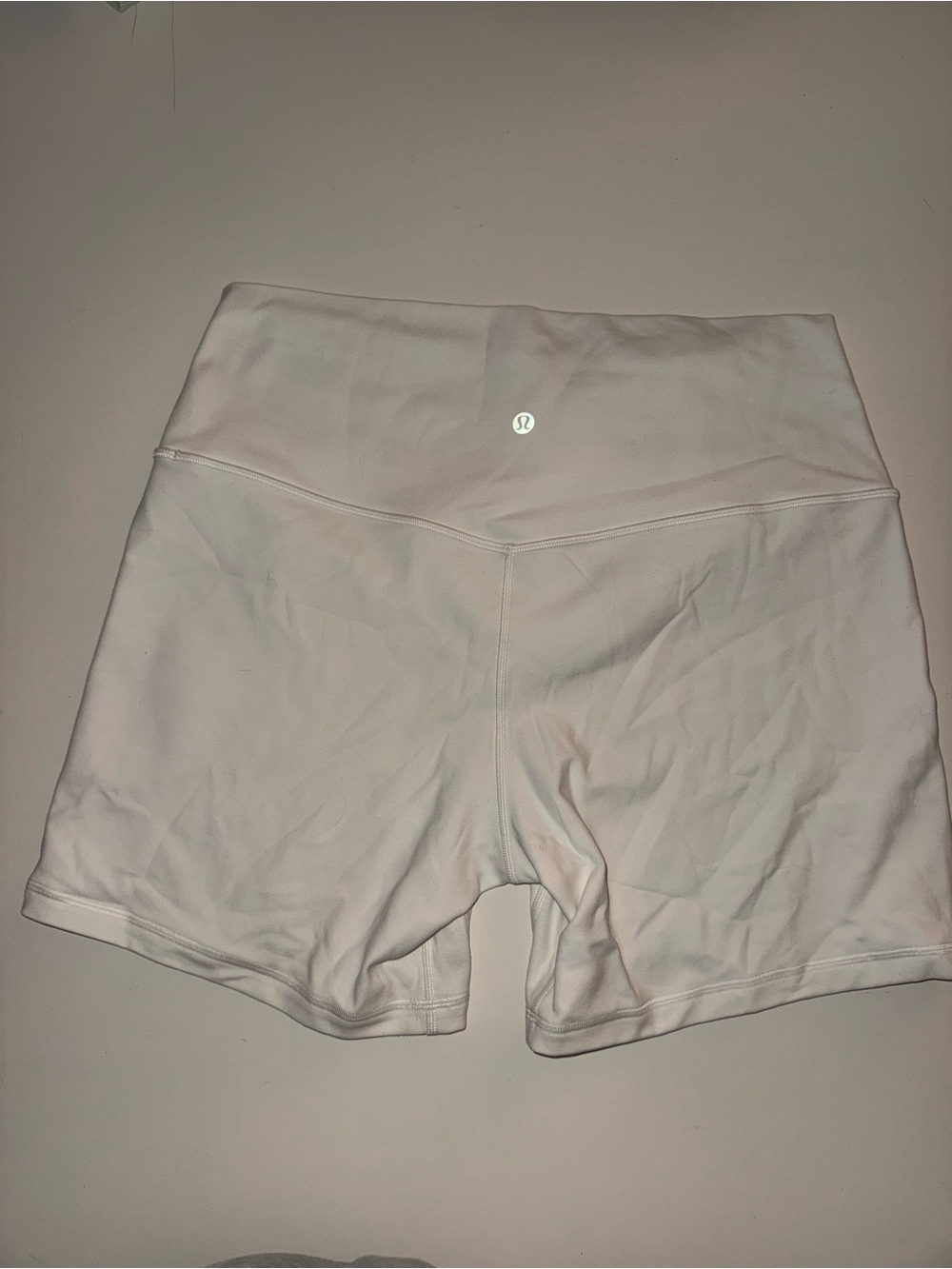 lululemon athletica White High-Rise Bike Shorts